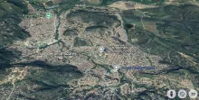 Aerial view of Lekazi from Google Earth